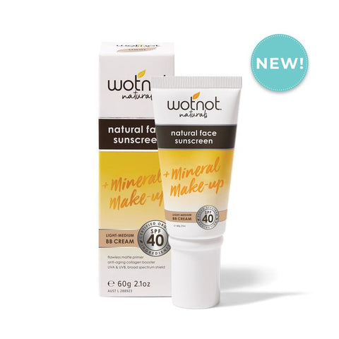 Natural Face Sunscreen + Mineral makeup