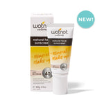 Natural Face Sunscreen + Mineral makeup
